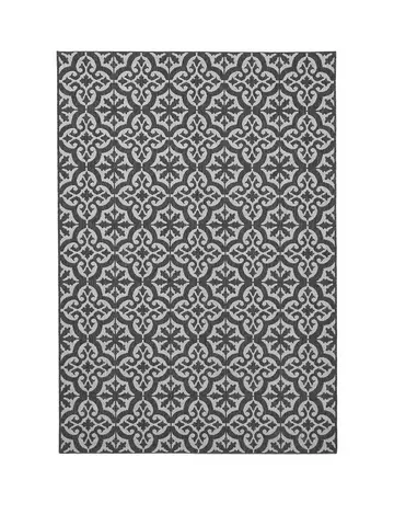 Black Rugs Home Garden Very, Indoor Outdoor Black And White Striped Rug 8×10