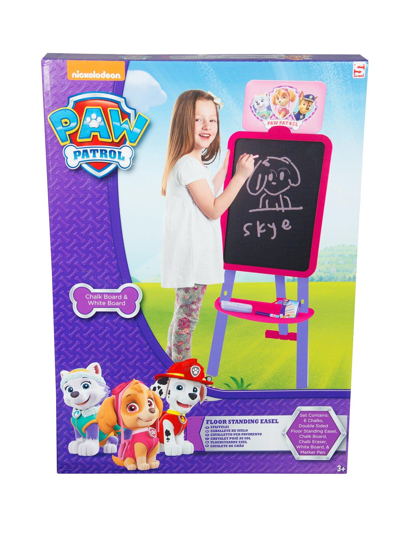 paw patrol travel art easel