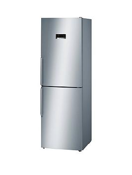 Bosch Serie 4 Kgn34Xl35G 60Cm Frost Free Fridge Freezer - Stainless Steel Effect Best Price, Cheapest Prices