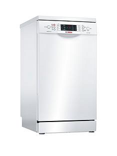 Bosch Serie 6 SPS66TW00G 10-Place Settings Slimline Dishwasher with SuperSilence - White