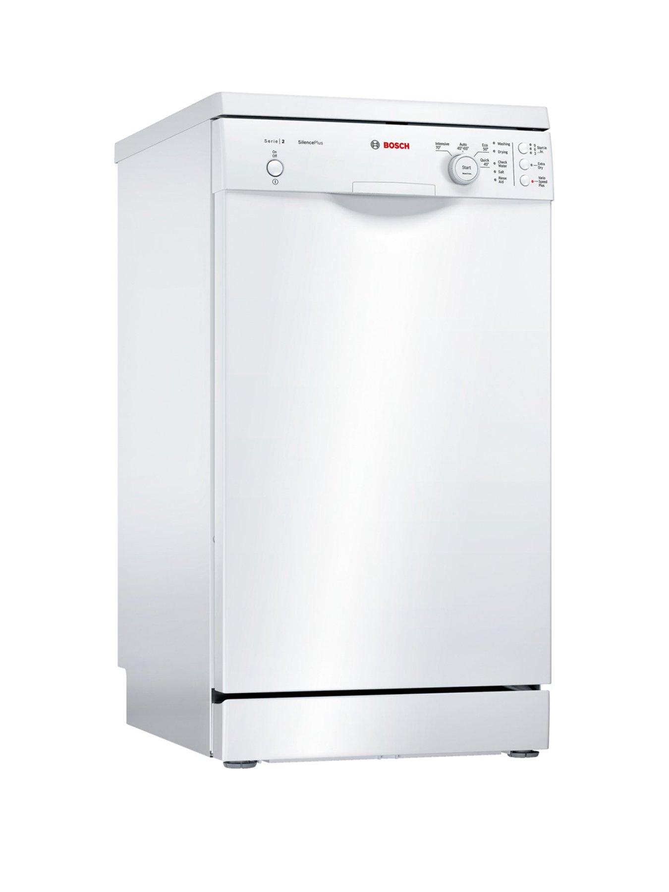Bosch Serie 2 Sps24Cw00G 9-Place Settings Slimline Dishwasher With Activewater&Trade; Technology – White