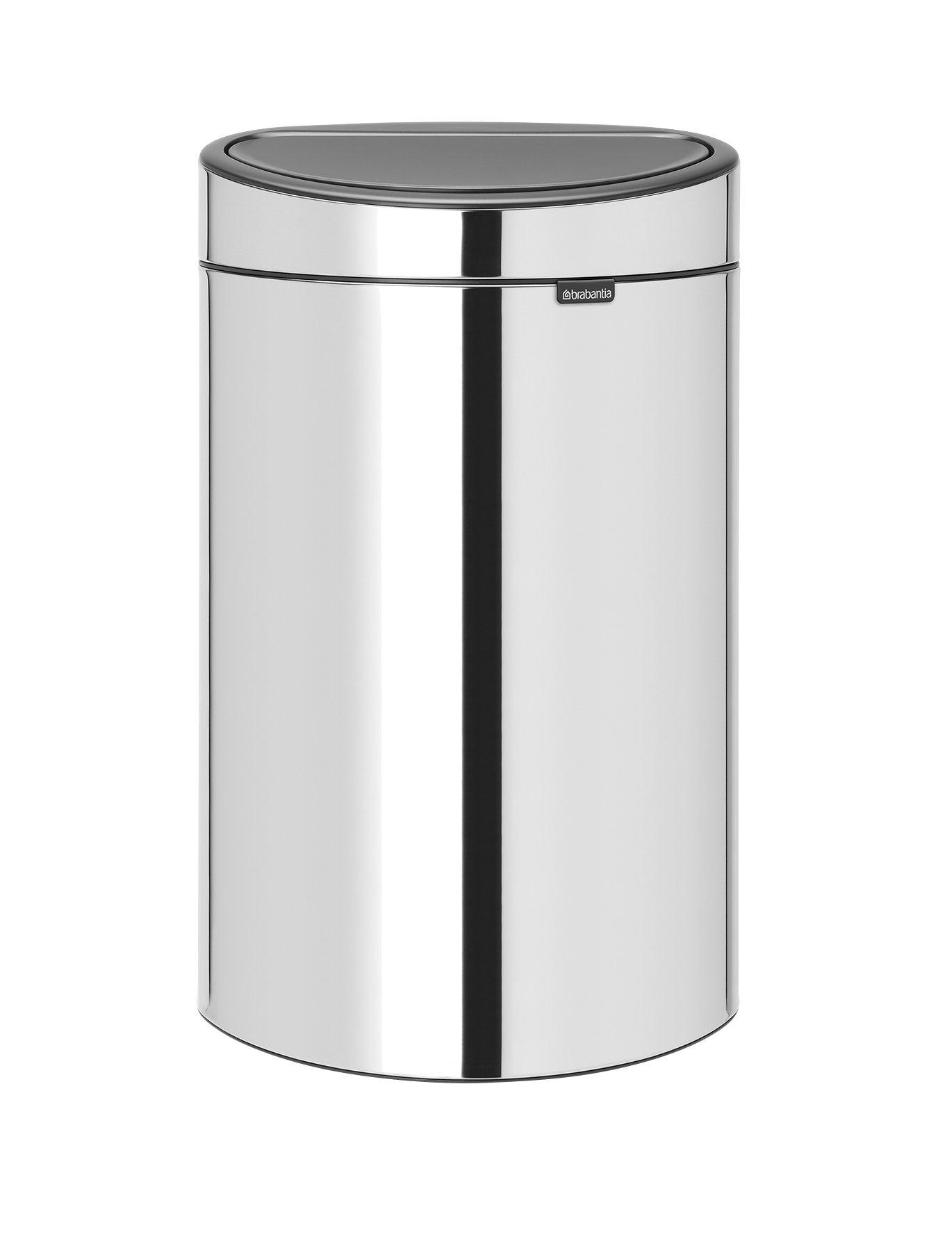 Product photograph of Brabantia 40-litre Touch Bin New from very.co.uk