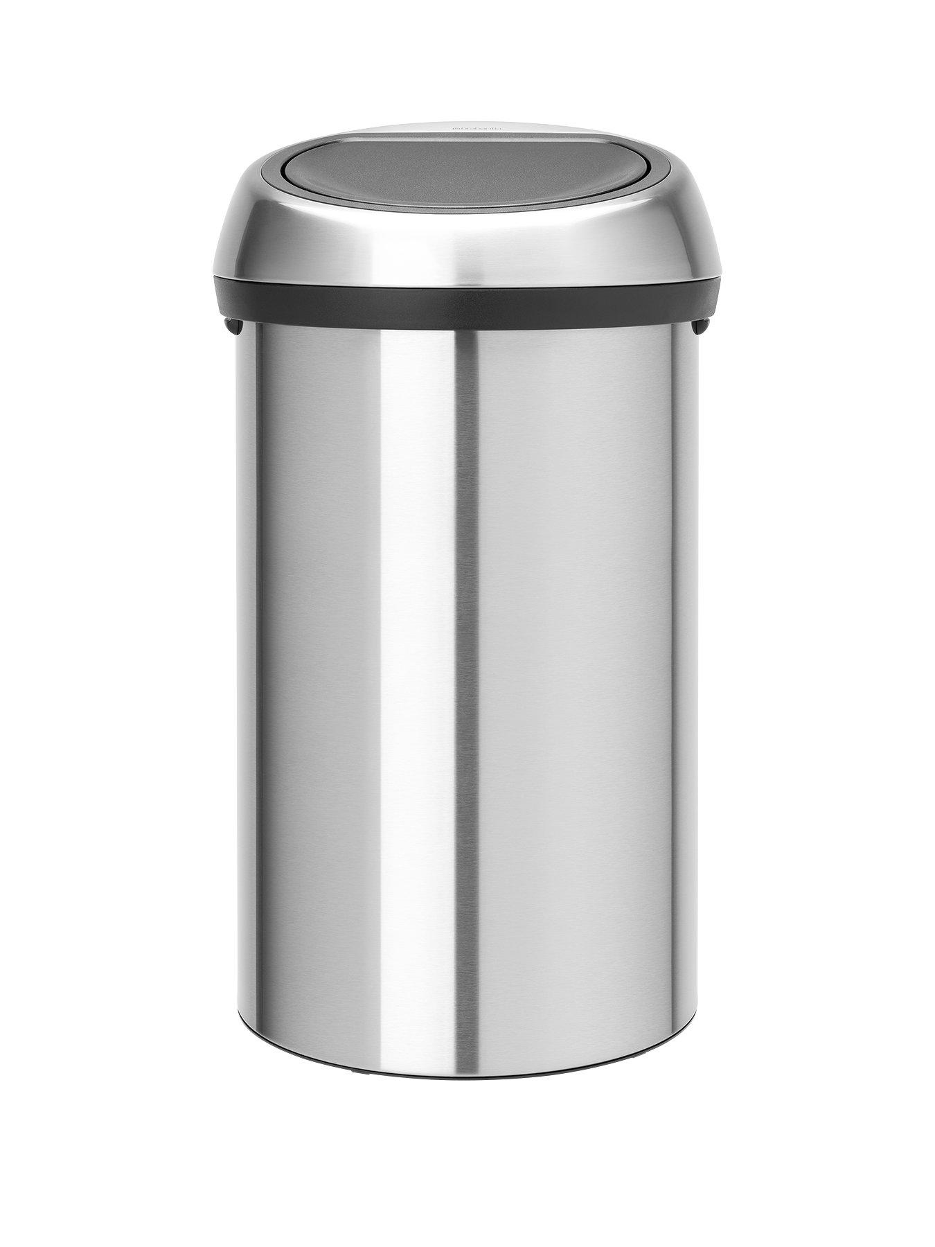 Product photograph of Brabantia 60-litre Touch Bin from very.co.uk
