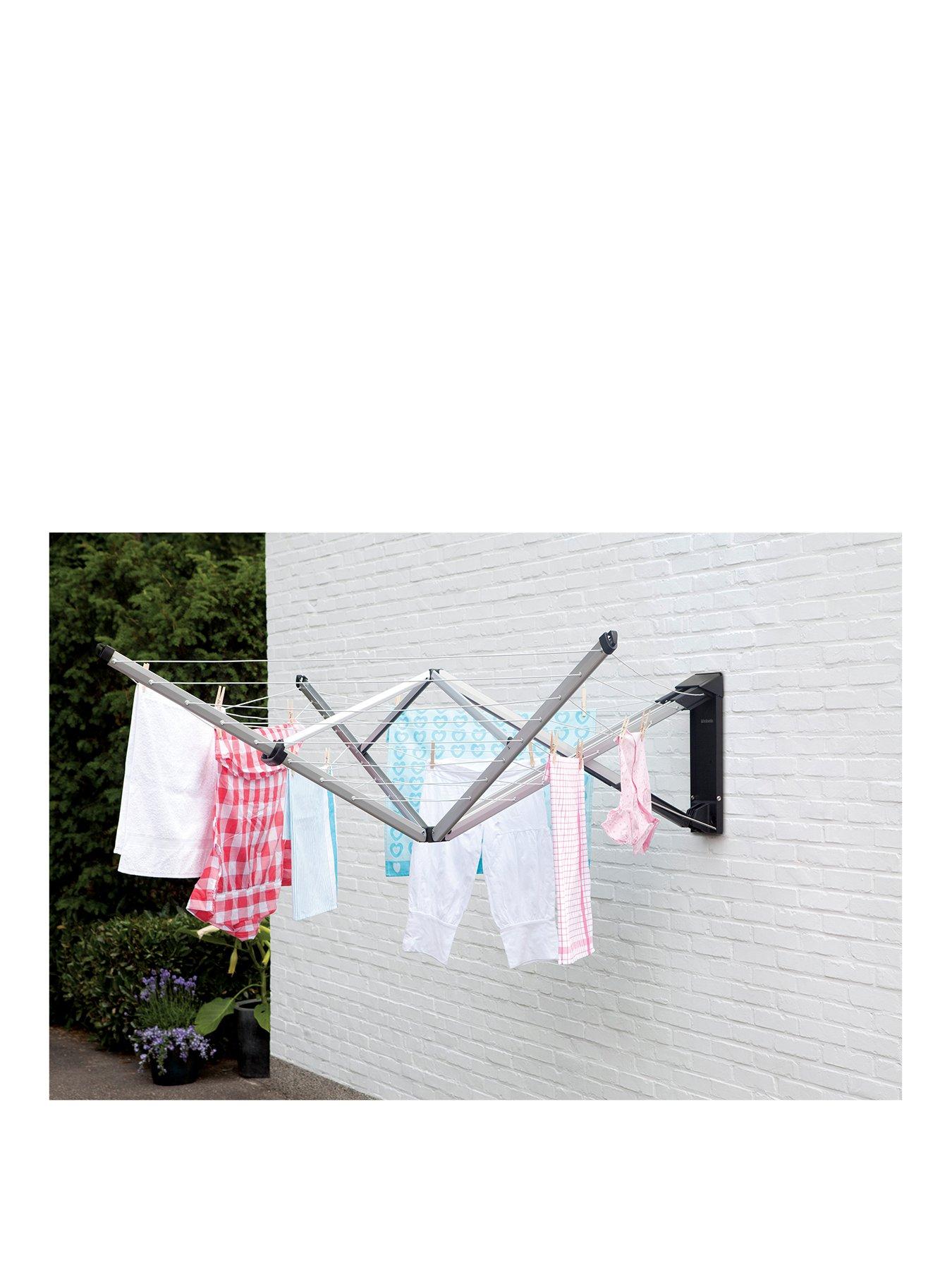 undefined Wallfix Clothes Airer with Cover