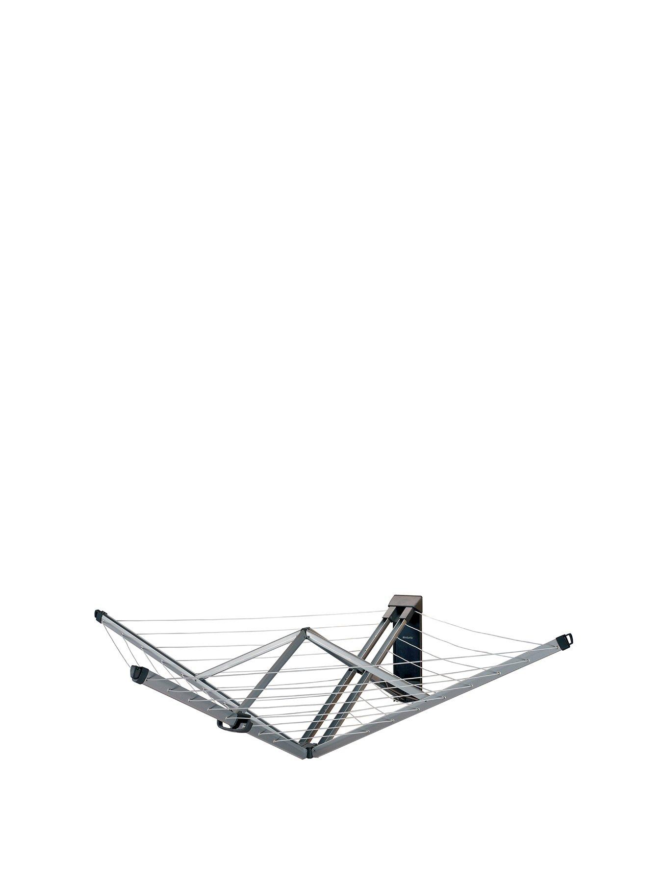 Image 2 of 8 of Brabantia Wallfix Clothes Airer with Cover