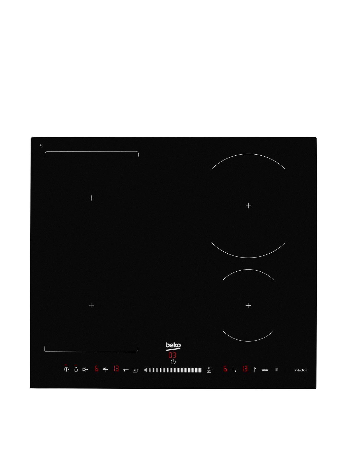 Beko Hii64500Fht 60Cm Wide Indyflex Induction Hob - Black - Oven Only