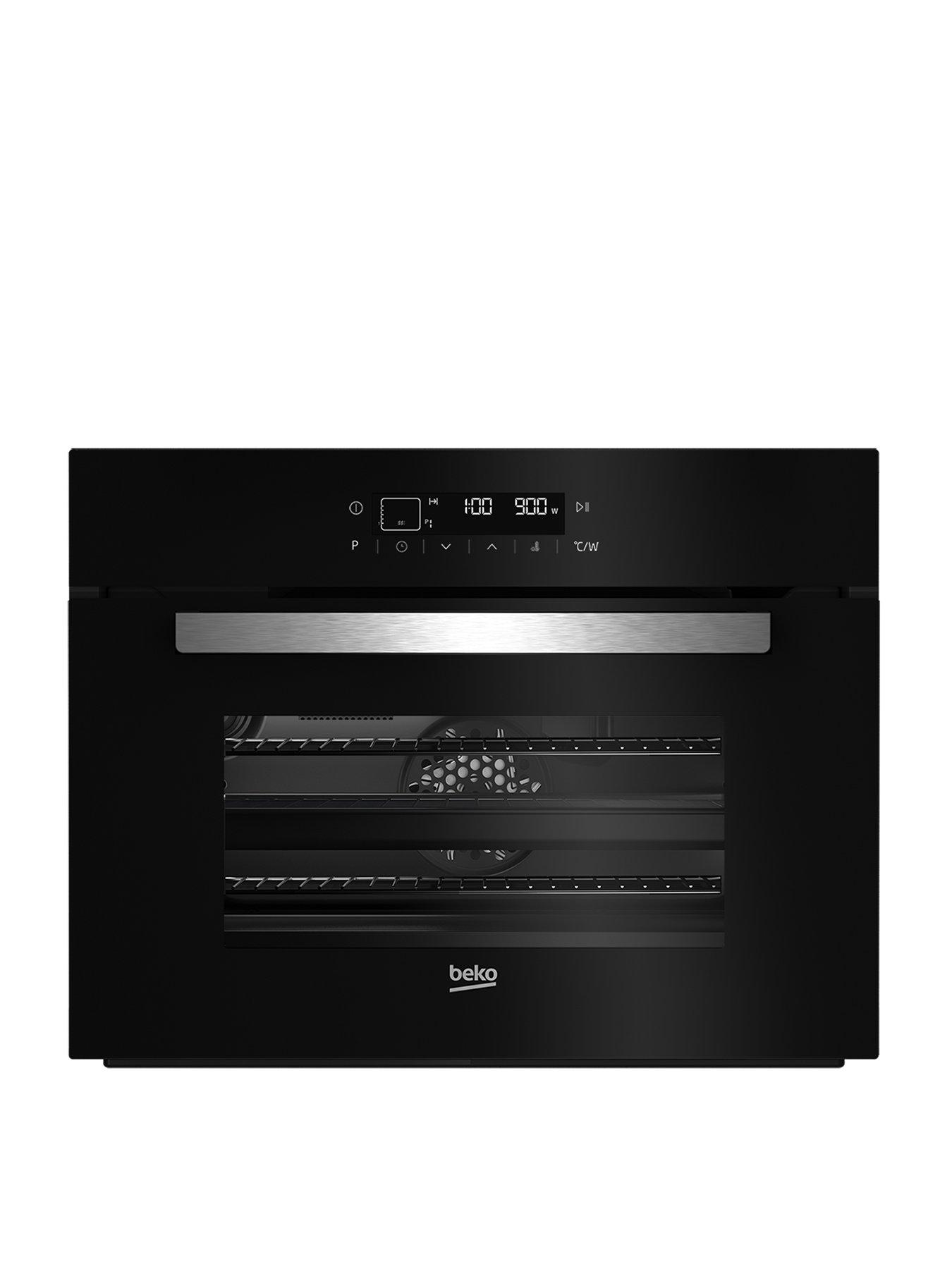 Beko Bcw14400B 60Cm Built-In Multi-Function Oven Microwave – Black  – Oven With Installation