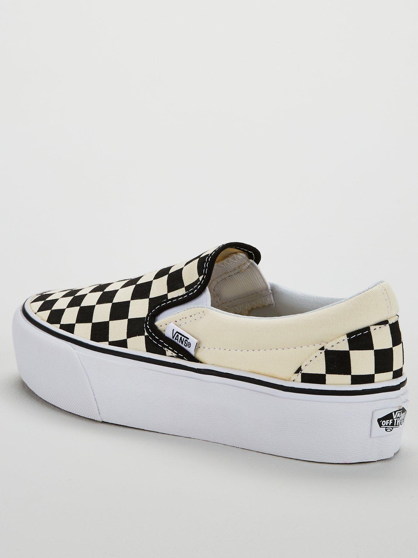 Checkerboard platform cheap vans uk