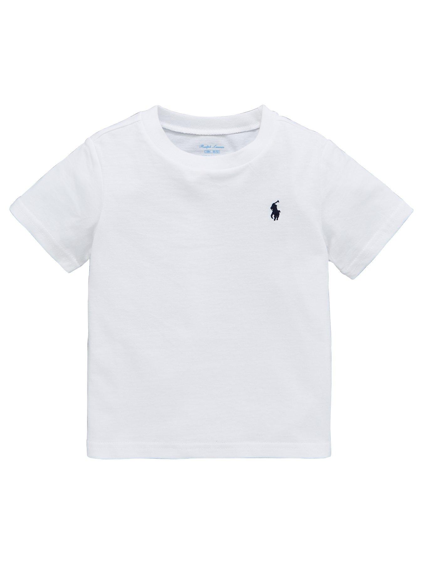 baby boy white ralph lauren shirt