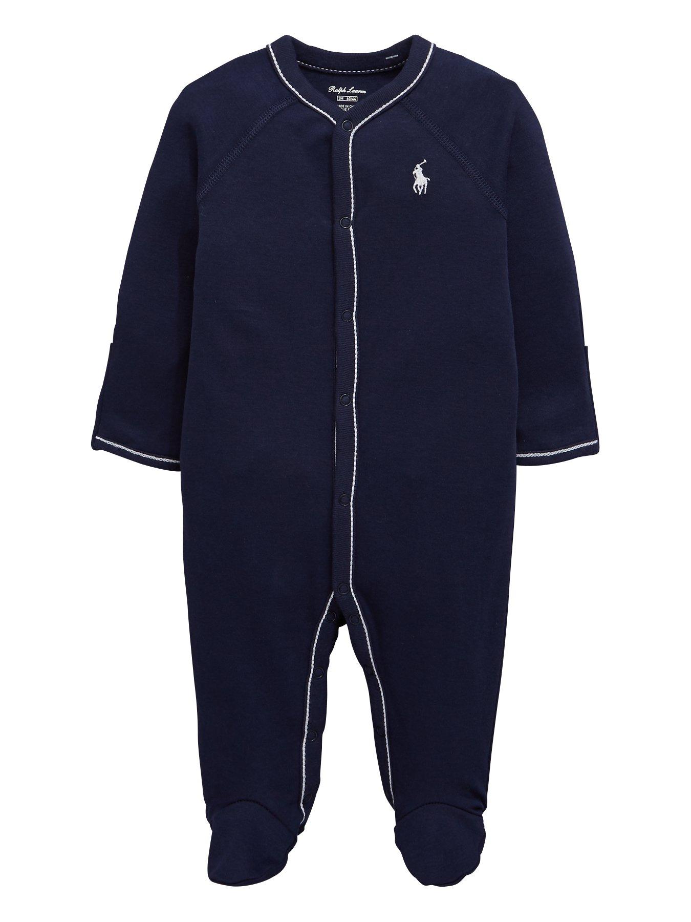 Ralph Lauren Baby Boys Classic All In One - Navy | very.co.uk