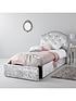 image of very-home-mandarin-upholstered-single-storage-bed-with-mattress-options