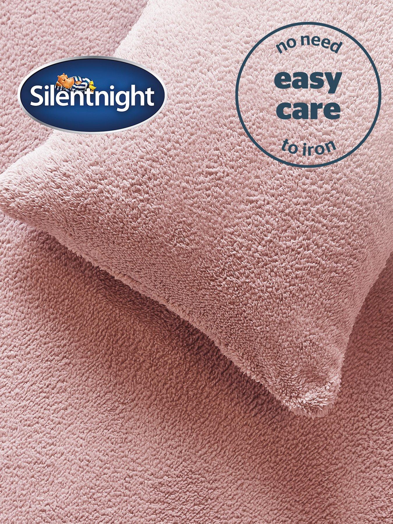 silent night teddy fleece duvet tesco