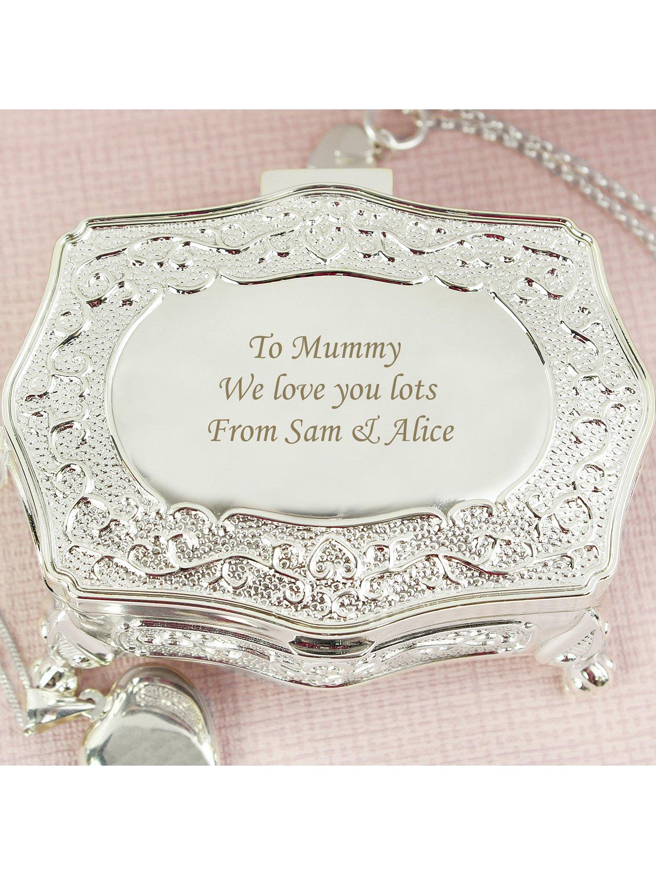Image 3 of 3 of The Personalised Memento Company Bespoke Antique Trinket Box