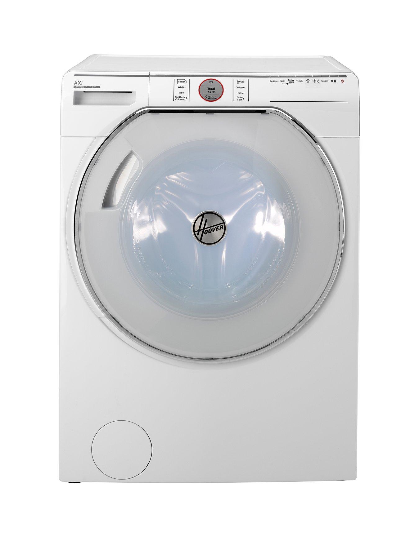 Hoover Axi Awmpd69Lho7 9Kg Load, 1600 Spin Washing Machine With Ai Technology – White