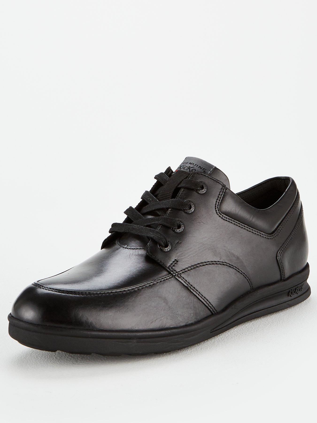 black kickers lace up shoes