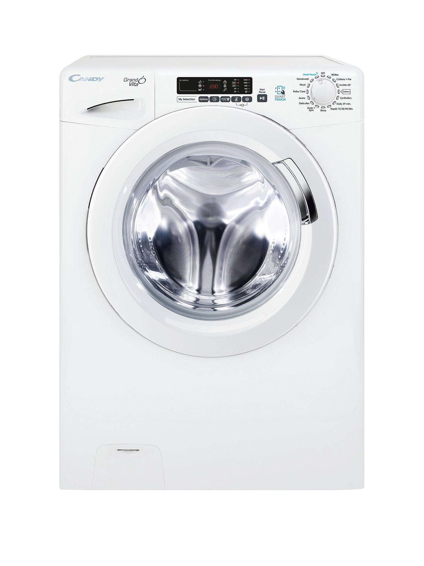 Candy Grand’O Vita Gvs169D3 9Kg Load, 1600 Spin Washing Machine With Smart Touch – White