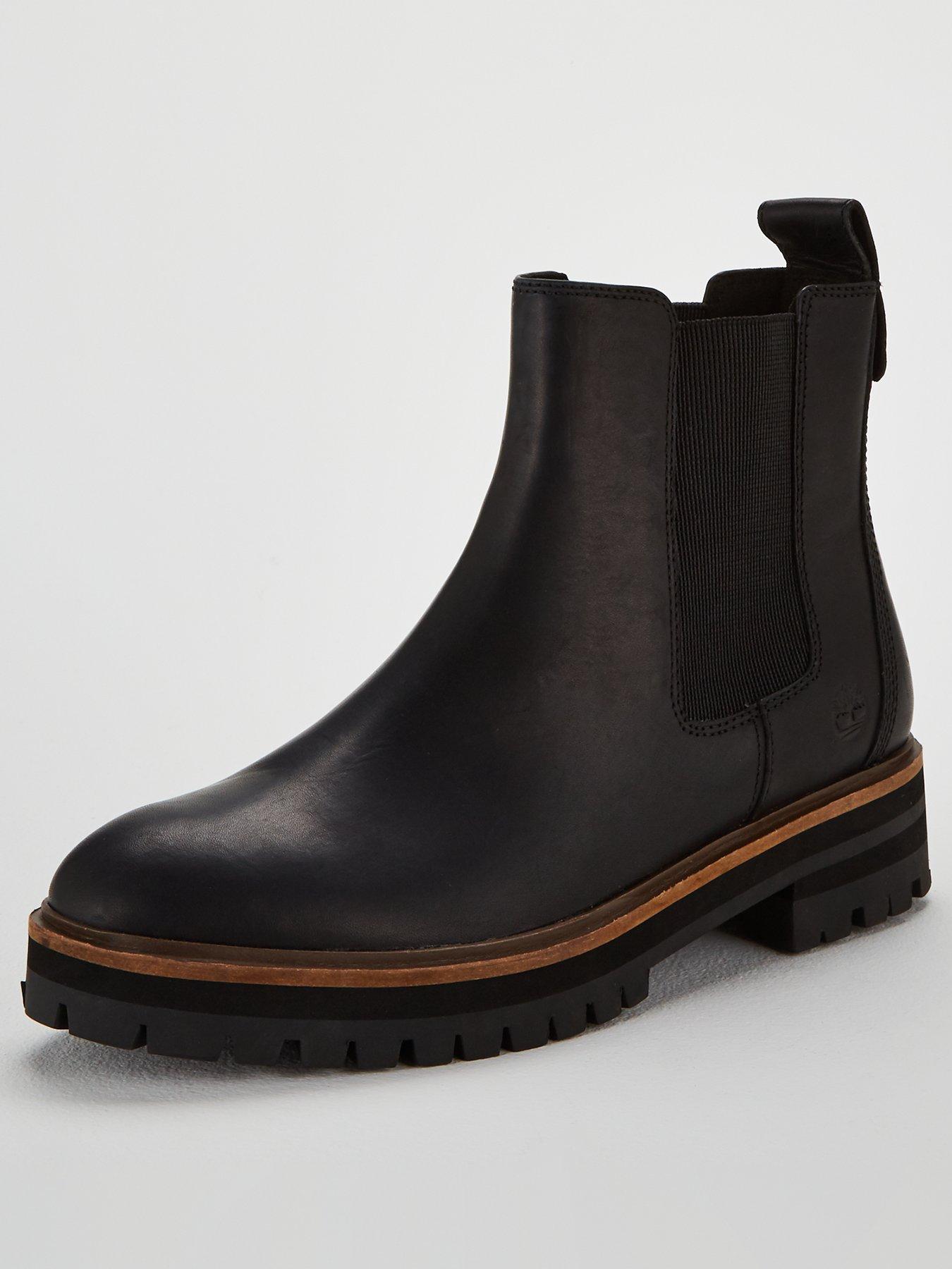 timberland london square chelsea boots black