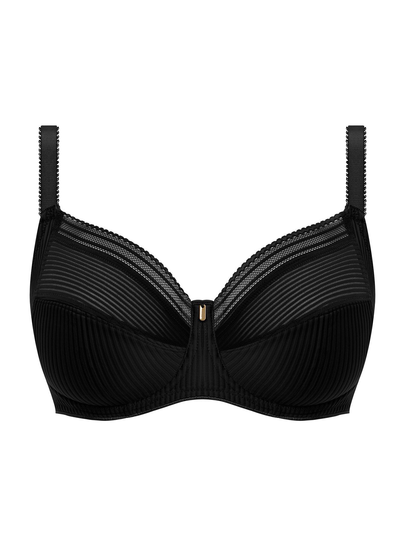 Image 4 of 4 of Fantasie Fusion&nbsp;Underwired&nbsp;Full Cup Side Support Bra - Black