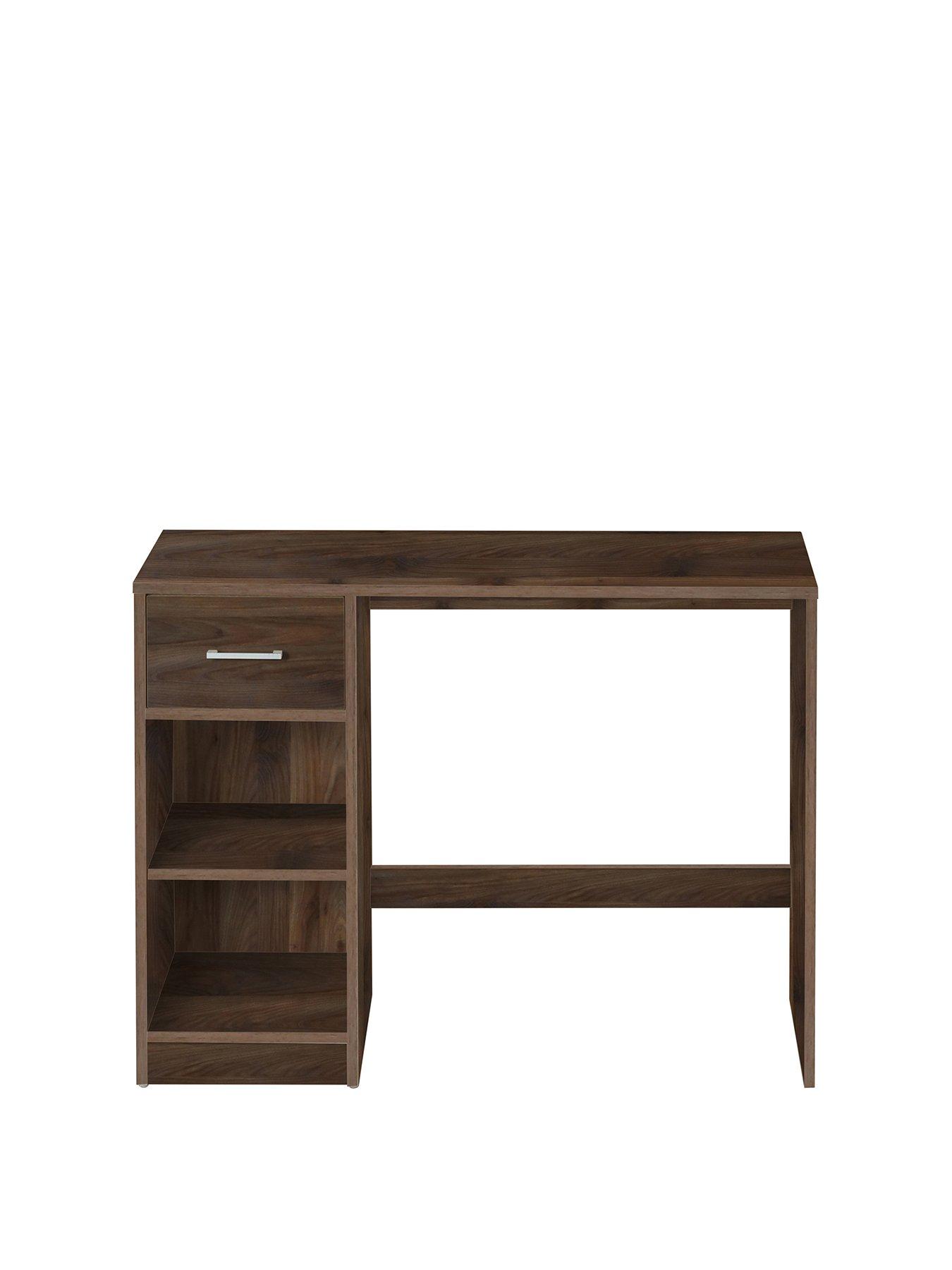 Metro Desk Walnut Effect Very Co Uk