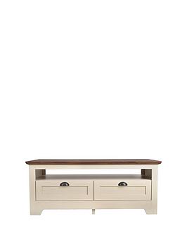 Product photograph of Very Home Devon Storage Coffee Table - Ivory Walnut Effect from very.co.uk