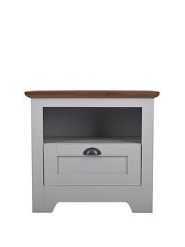 Product photograph of Very Home Devon Lamp Table - Grey from very.co.uk