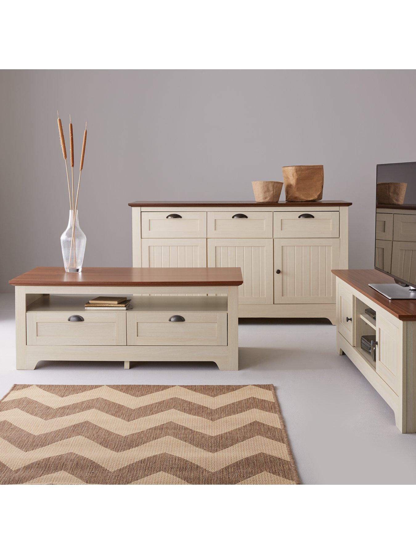 Ivory credenza on sale