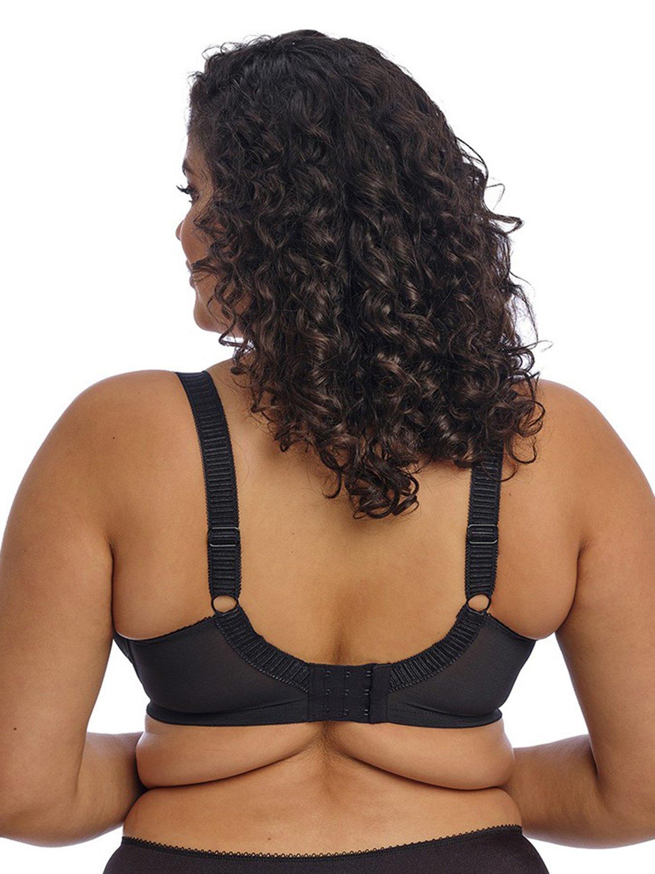 Image 2 of 3 of Elomi Cate Underwired Full Cup Banded Bra - Black