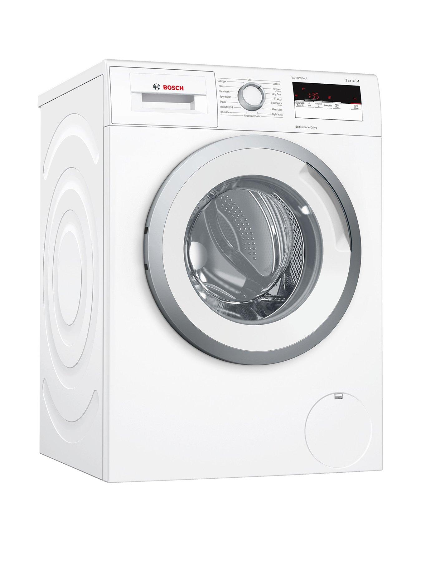 Bosch Serie 4 Wan24108Gb 8Kg Load, 1400 Spin Washing Machine With Varioperfect&Trade; - White