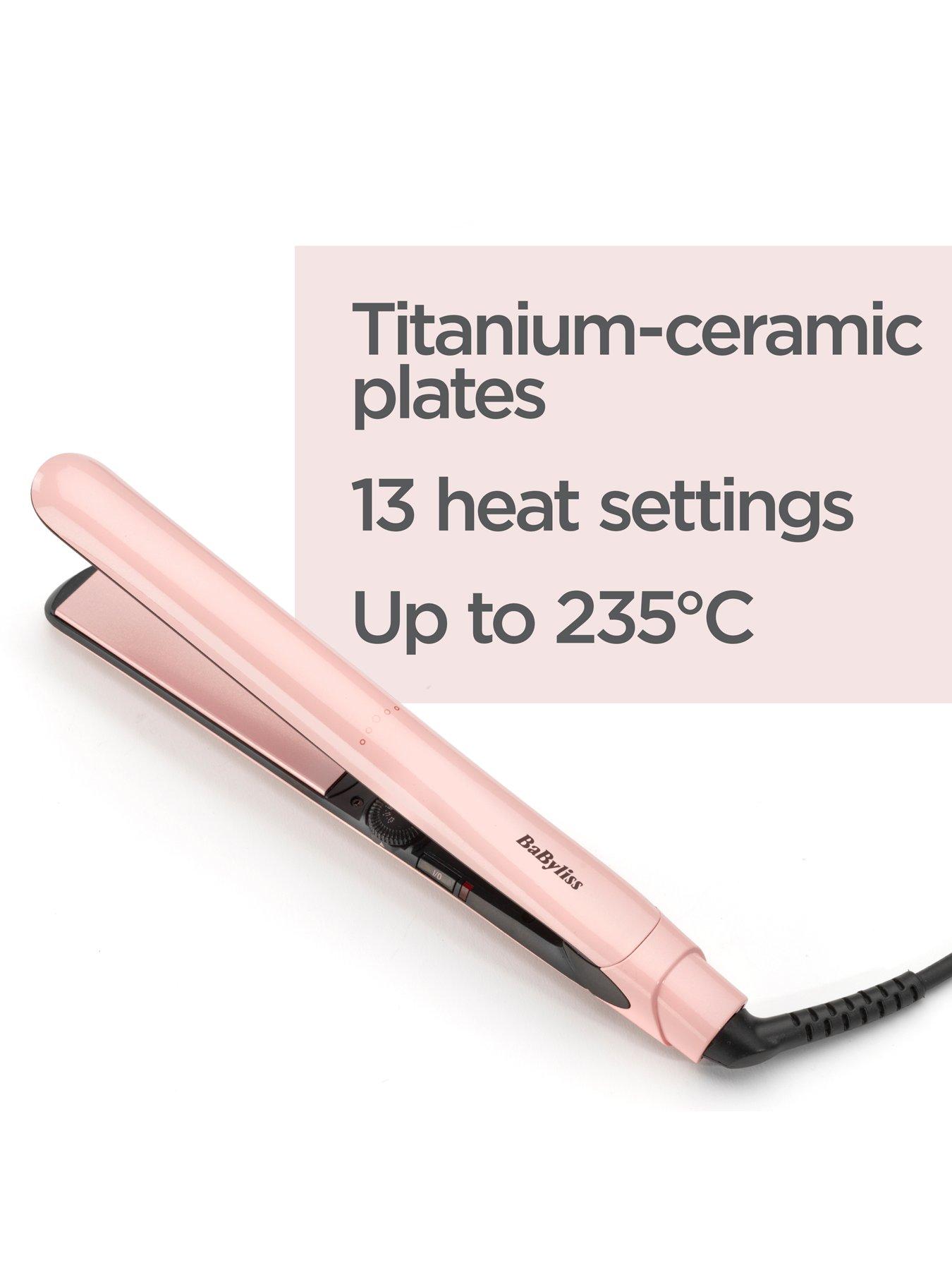 Babyliss blush straightener outlet pink