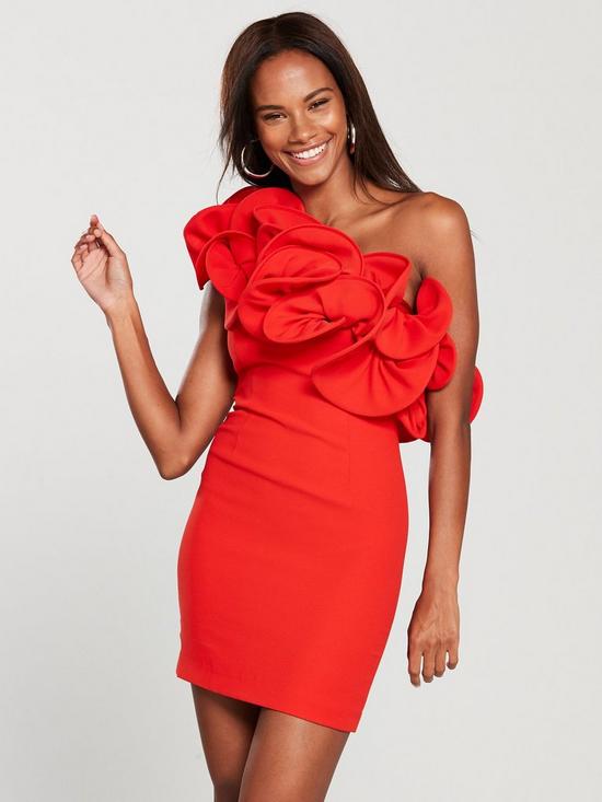 Ruffle Bodycon Dress