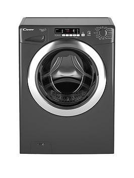 Candy Grand’O Vita Gvs148Dc3R 8Kg Load, 1400 Spin Washing Machine With Smart Touch – Graphite