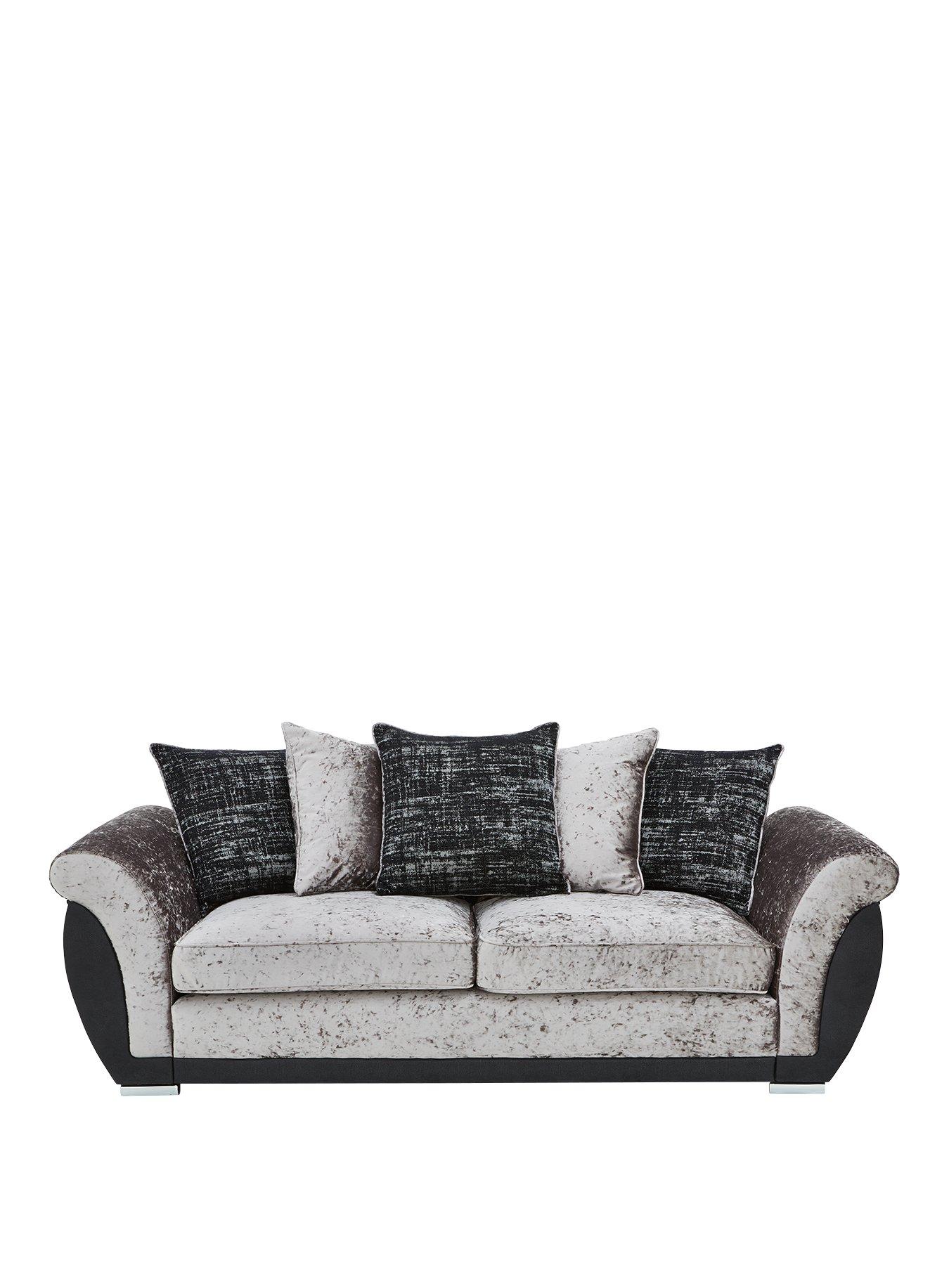 Product photograph of Very Home Alexa 3 Seater Scatter Back Sofa from very.co.uk