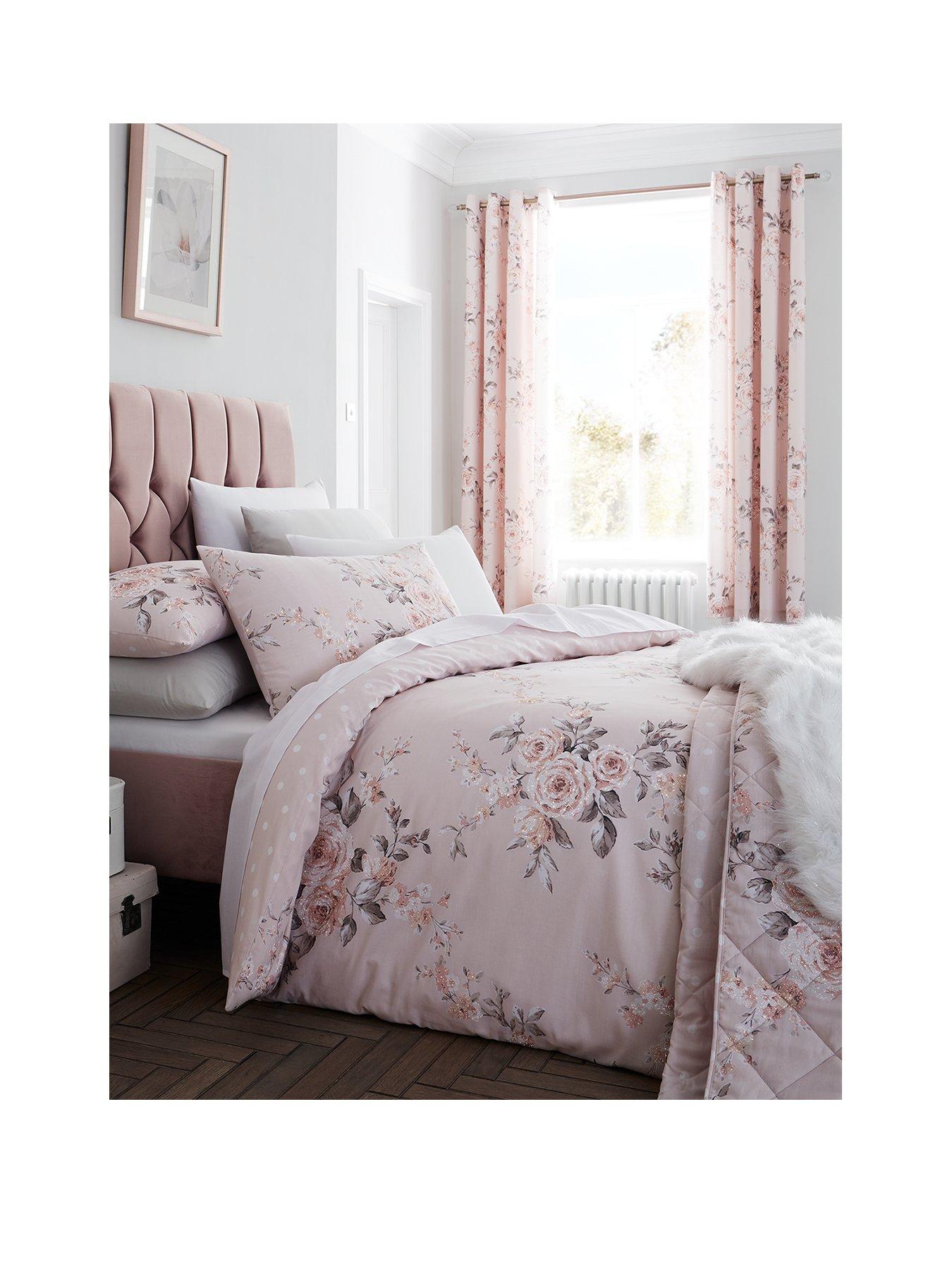 Catherine lansfield canterbury online bedspread throw