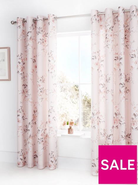 catherine-lansfield-canterbury-glitter-eyelet-curtains