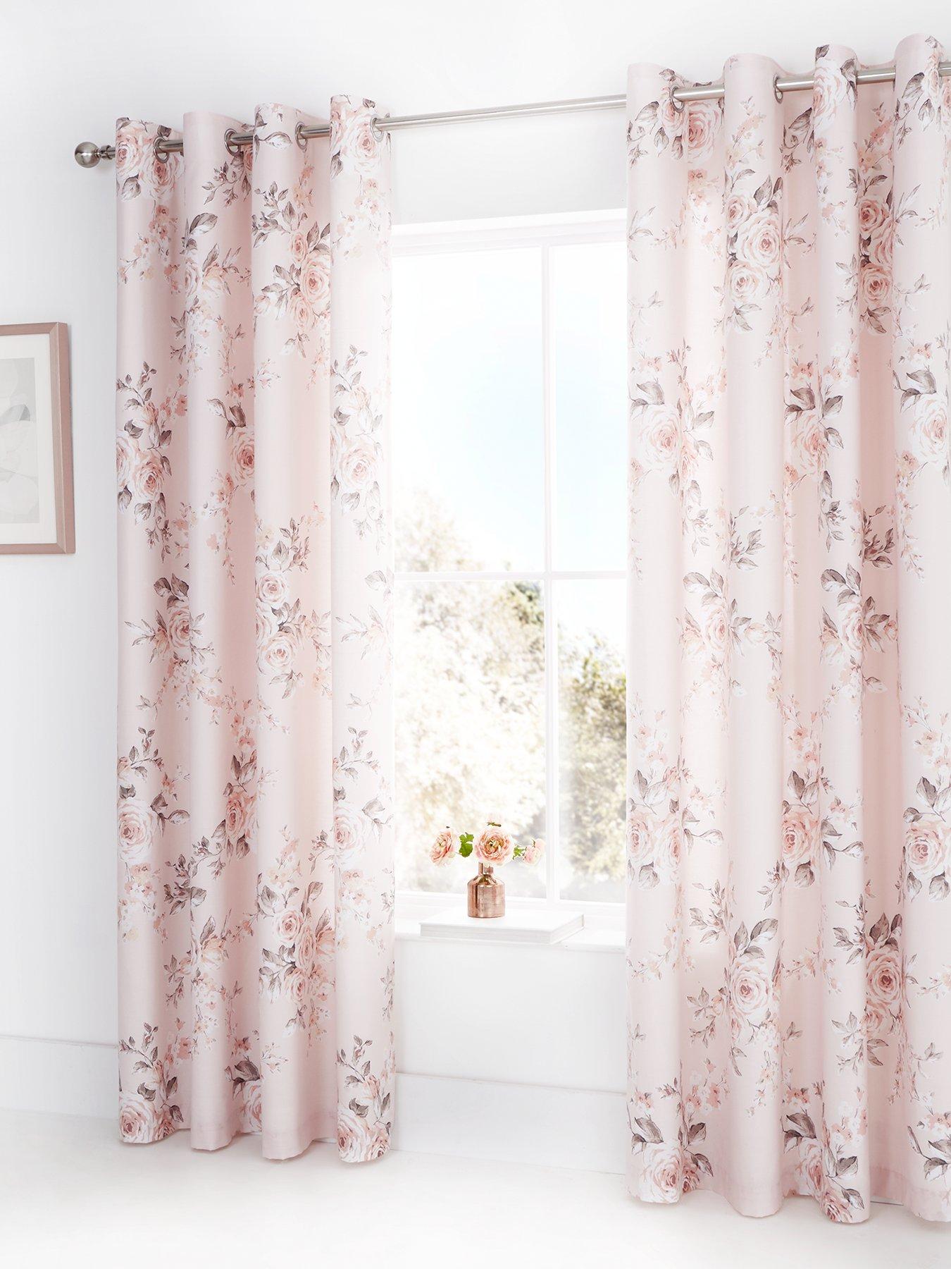 undefined Canterbury Glitter Eyelet Curtains