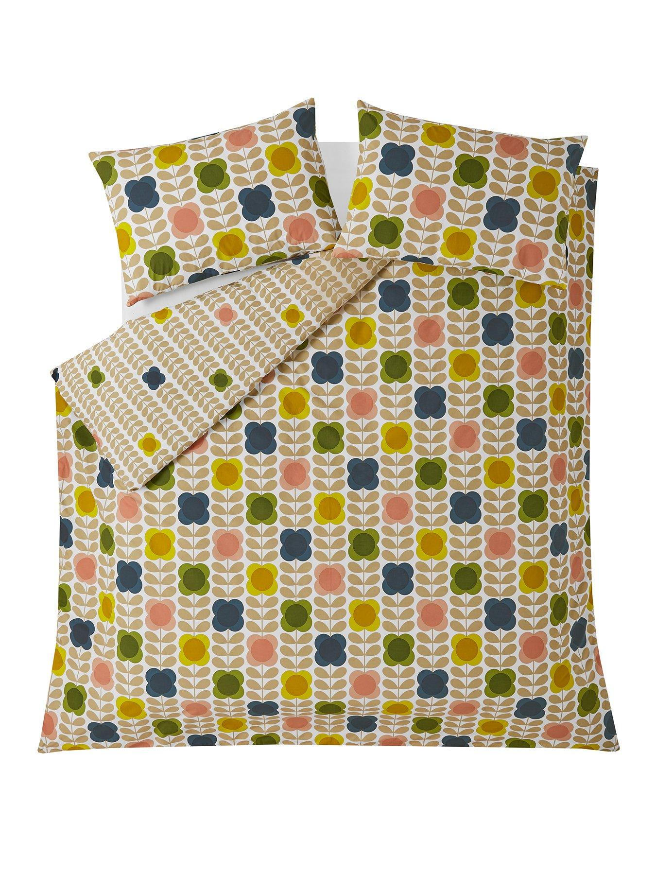 Orla Kiely House Summer Flower Stem Cotton Duvet Cover Very Co Uk