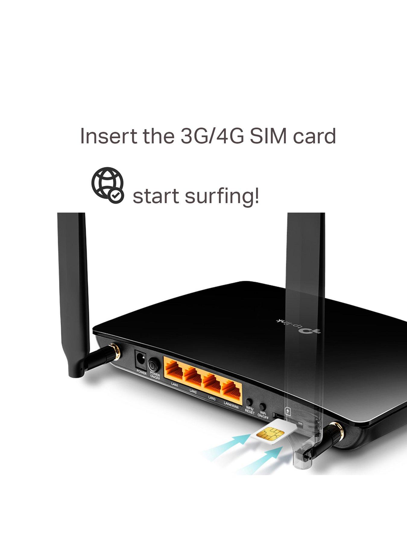 Image 3 of 5 of TP Link AC750 Dual-Band Wi-Fi 4G LTE Router, Archer MR200