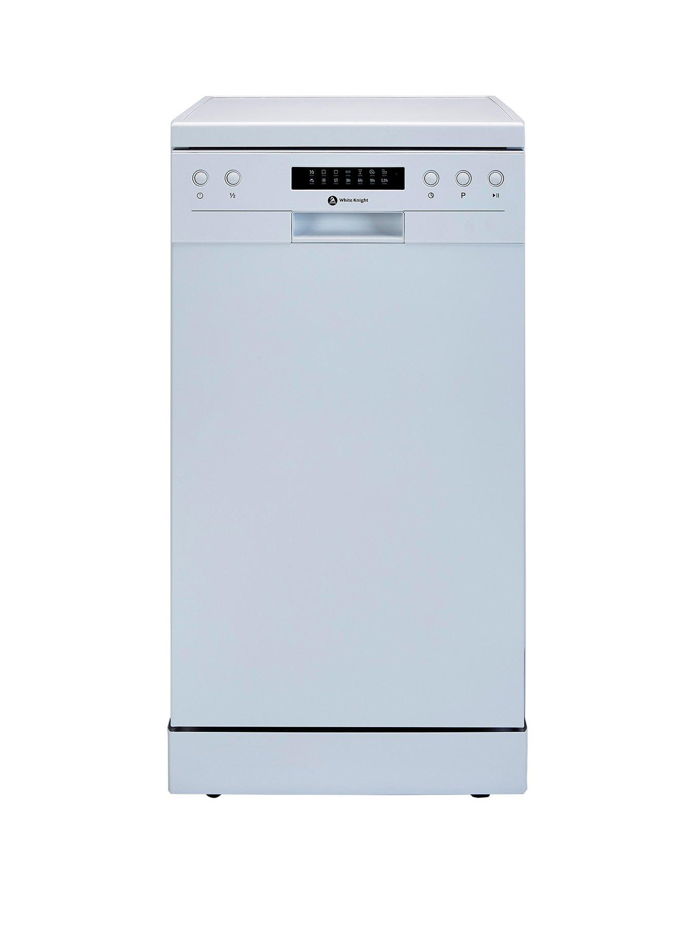 White Knight Dw1045Wa 10-Place Slimline Dishwasher – White