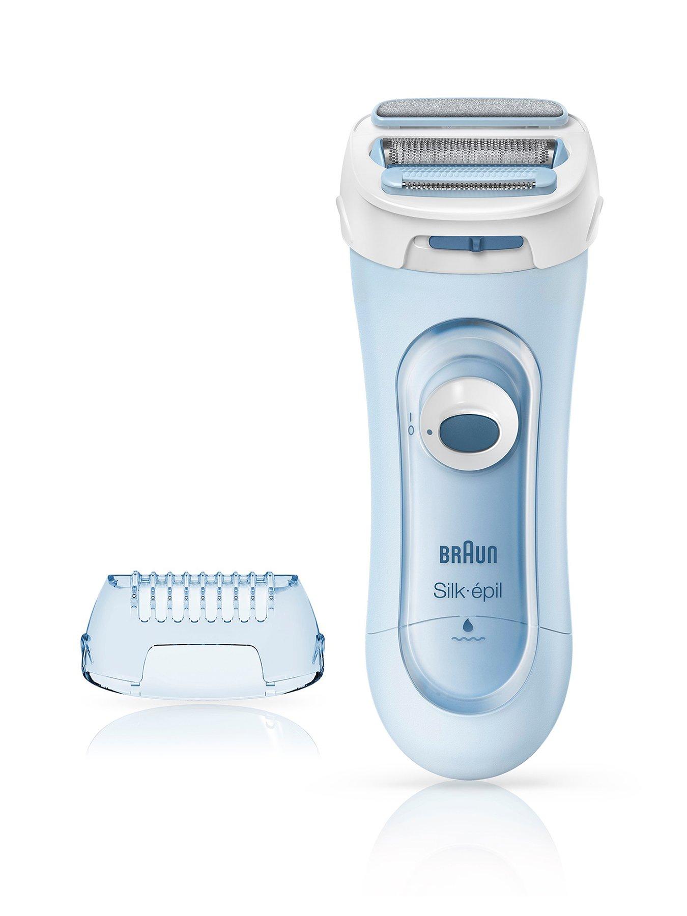 Image 1 of 7 of Braun Silk-&eacute;pil Lady Shaver LS 5-160 Blue - 3-in-1 Wet &amp; Dry Electric Shaver