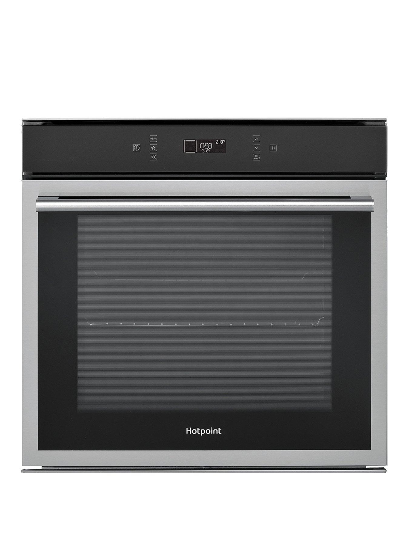 Product photograph of Hotpoint Class 6 Multiflow Si6874shix 60cm Single Electric Oven - Stainless Steel - Oven Only from very.co.uk