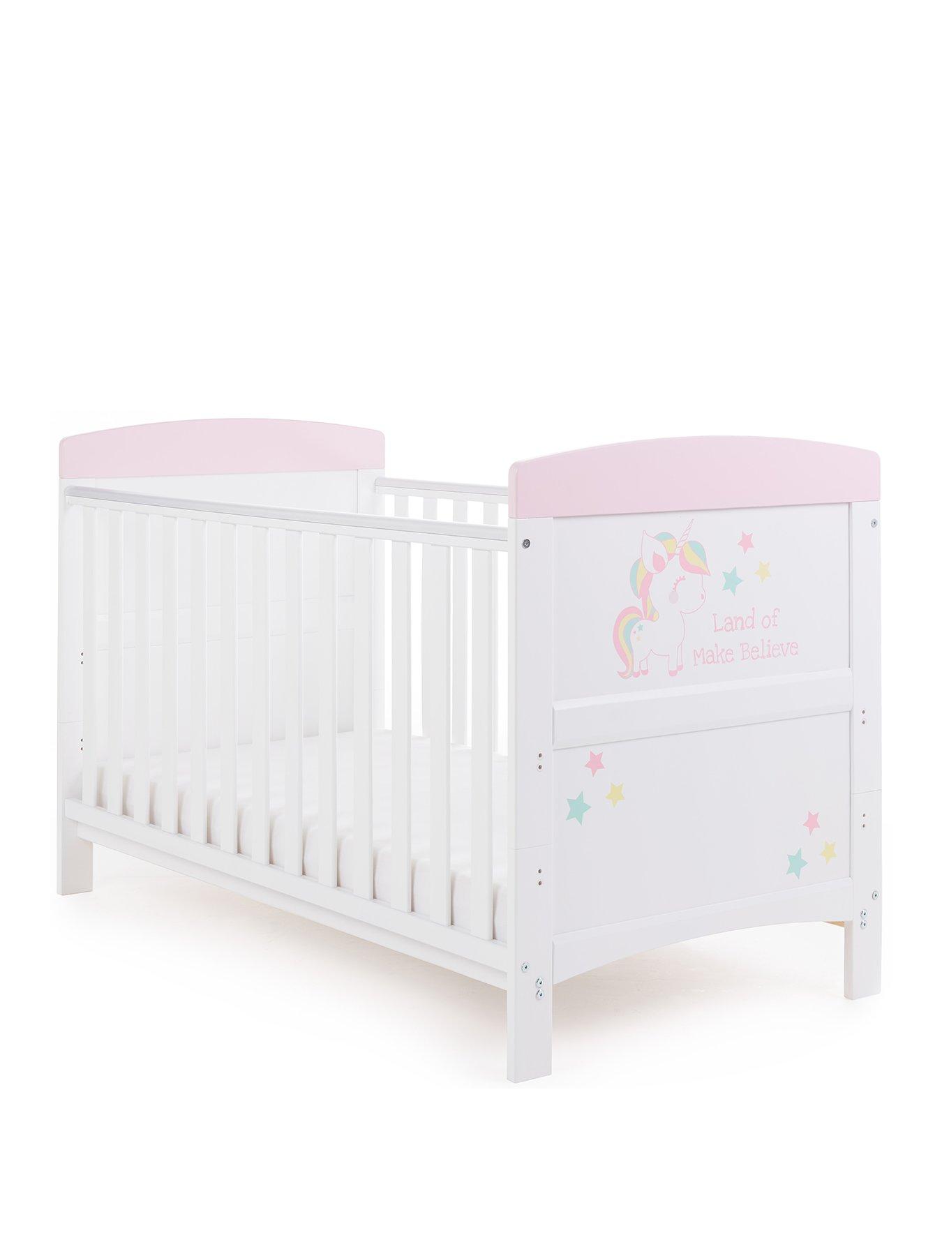 Image 2 of 7 of Obaby Grace Inspire Cot Bed - Unicorn