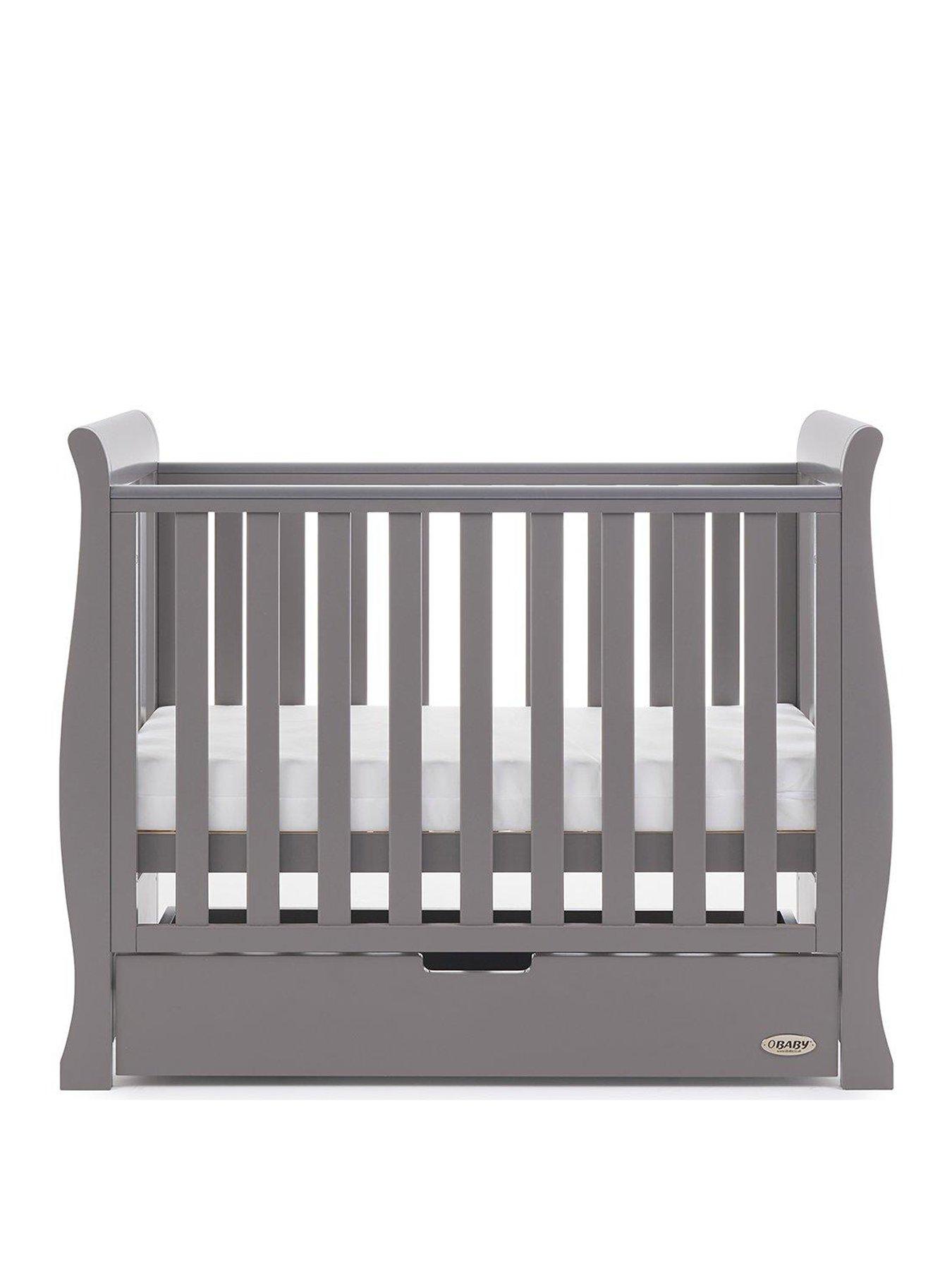 Obaby Stamford Space Saver Sleigh Cot Very