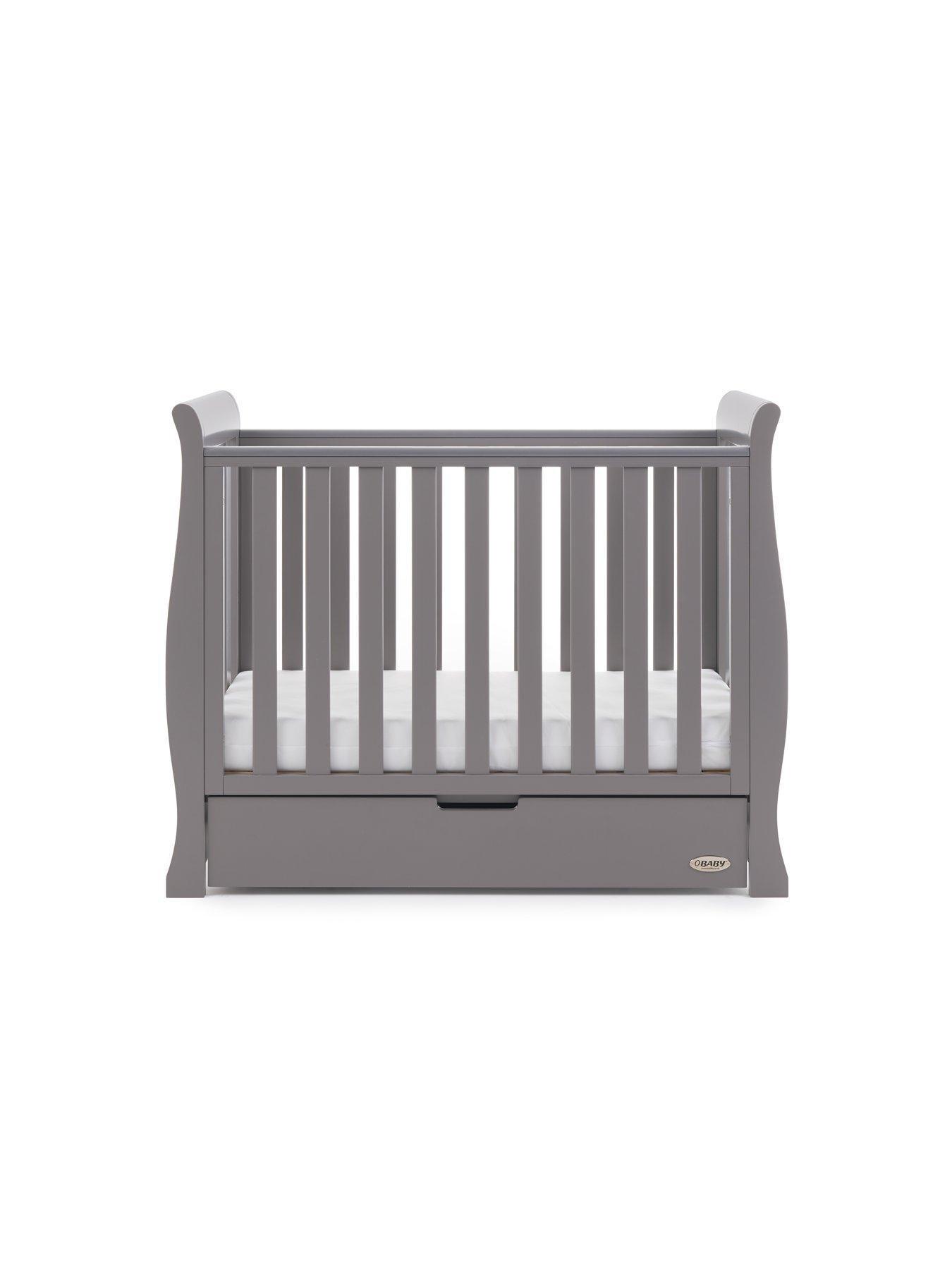Image 4 of 7 of Obaby Stamford Space Saver Sleigh Cot
