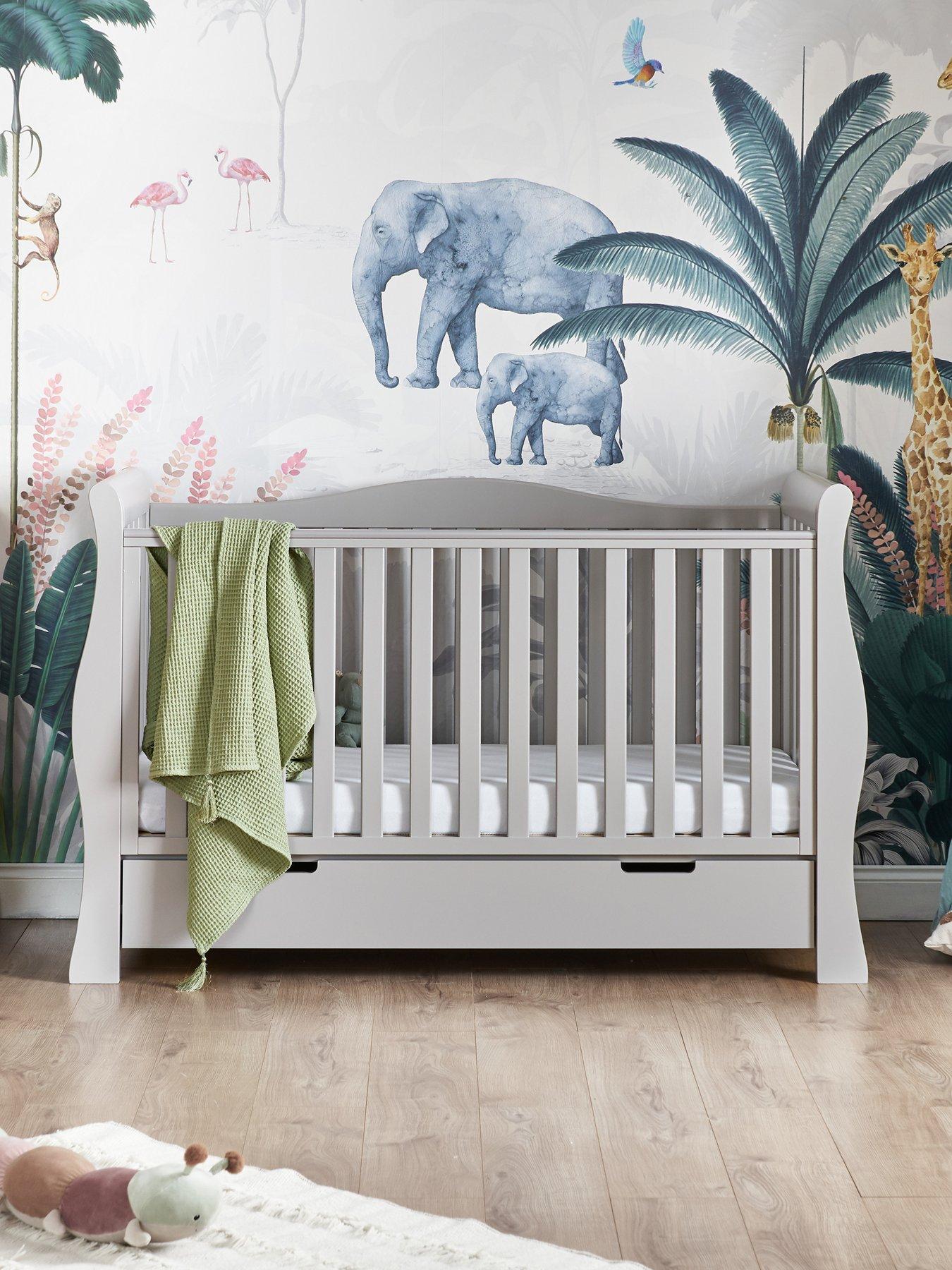 Obaby Stamford Luxe Sleigh Cot Bed