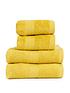  image of essentials-collection-4-piece-100-cotton-450-gsm-quick-dry-towel-bale-ndash-saffron