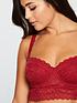  image of pour-moi-rebel-underwired-strapless-long-bra-red
