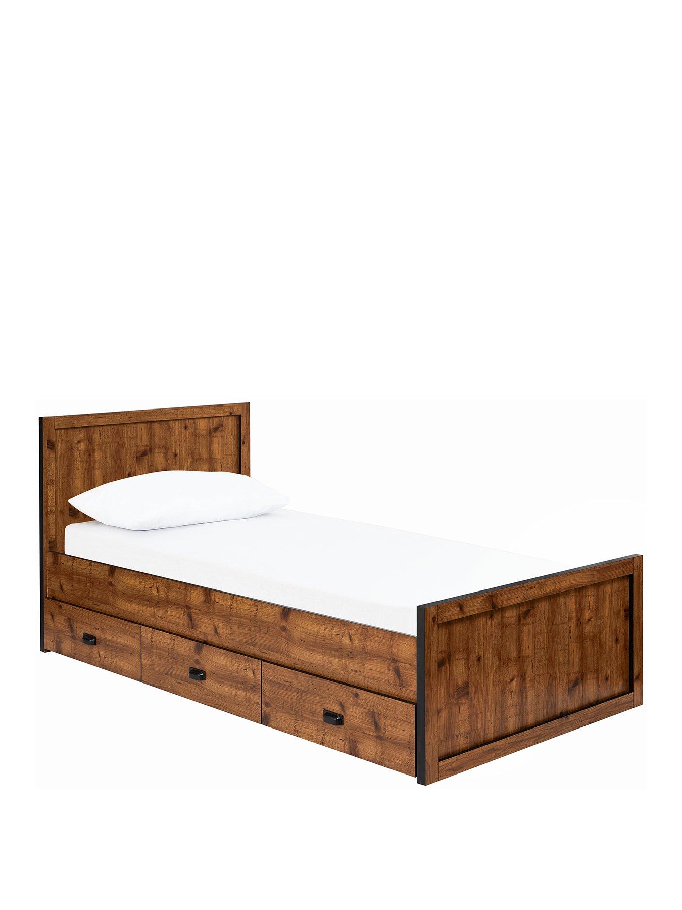 childrens bed frame with storage