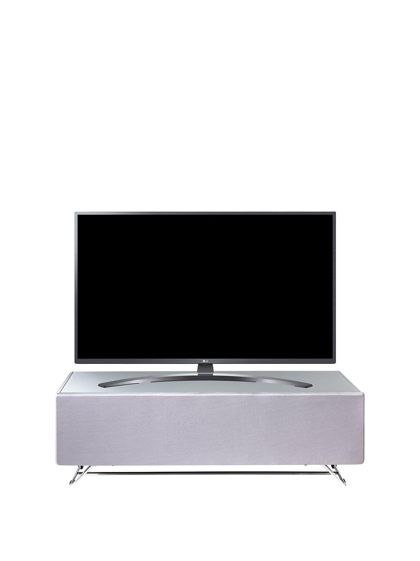 Alphason Chromium 120 Cm Concept Tv Stand Grey Fits Up To 60