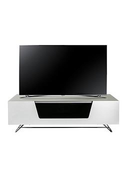 Product photograph of Alphason Chromium 120 Cm Tv Unit - White - Fits Up To 55 Inch Tv from very.co.uk