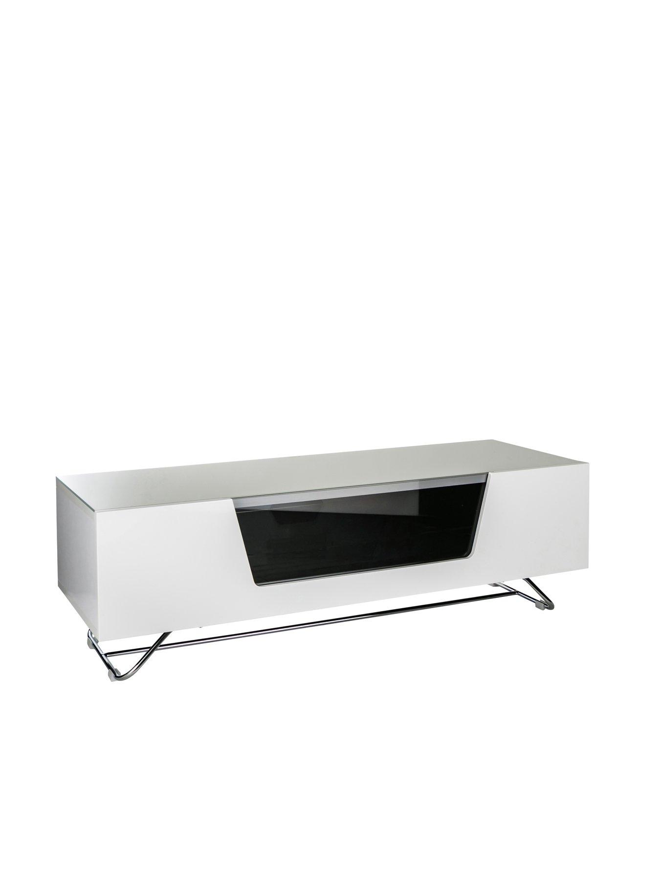 Image 3 of 5 of Alphason Chromium 120 cm TV Unit - White - fits up to 55 inch TV